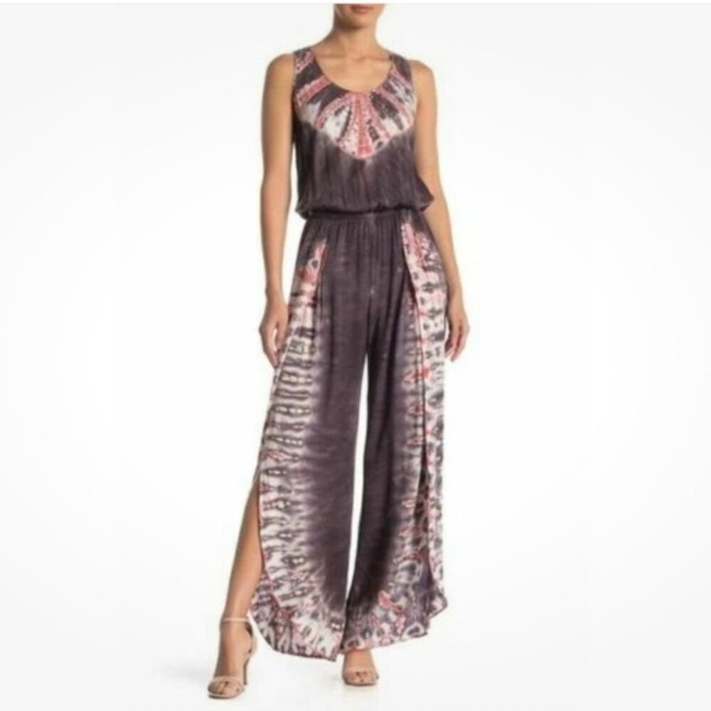 Young Fabulous & Broke Payson Tie Dye Printed Jumpsuit Size Medium